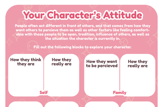 Character Attitude Printable Exercise